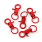 5Pcs/Lot Colorful Swivel Lobster Clasp Hooks Keychain Split Key Ring Connector for Bag Key Chain DIY Jewelry Making Supplies