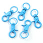 5Pcs/Lot Colorful Swivel Lobster Clasp Hooks Keychain Split Key Ring Connector for Bag Key Chain DIY Jewelry Making Supplies