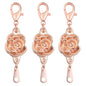 5pcs/lot Strong Magnetic Clasps Alloy Rose Extenders Closures Lobster Clasp Connectors for DIY Jewelry Making Bracelets Necklace