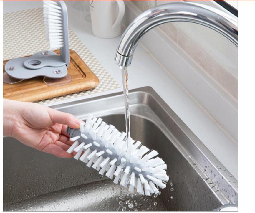 Suction cup brush suction base detail