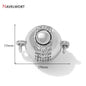 18K Gold Plated Brass With Zircon Ball Connector Clasps Strong Magnetic Clasps For DIY Bracelet Necklace Making Accessories