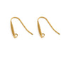 10pcs Never Fade Stainless Steel Earring Hooks Wire Making PVD Hypoallergenic Earrings Clasps Supplies For Diy Jewelry Findings