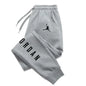 New style printed sport pants suitable for both men and women, luxurious long-distance running pants, casual fitness pants