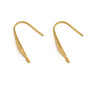 10pcs Never Fade Stainless Steel Earring Hooks Wire Making PVD Hypoallergenic Earrings Clasps Supplies For Diy Jewelry Findings