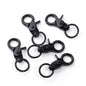 5Pcs/Lot Colorful Swivel Lobster Clasp Hooks Keychain Split Key Ring Connector for Bag Key Chain DIY Jewelry Making Supplies