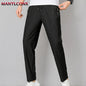 Breathable Men's Casual Pants Quick Dry Straight Elastic Waist Jogger Sweatpants Korean Classic Sport Trousers Plus Size 4XL 5XL